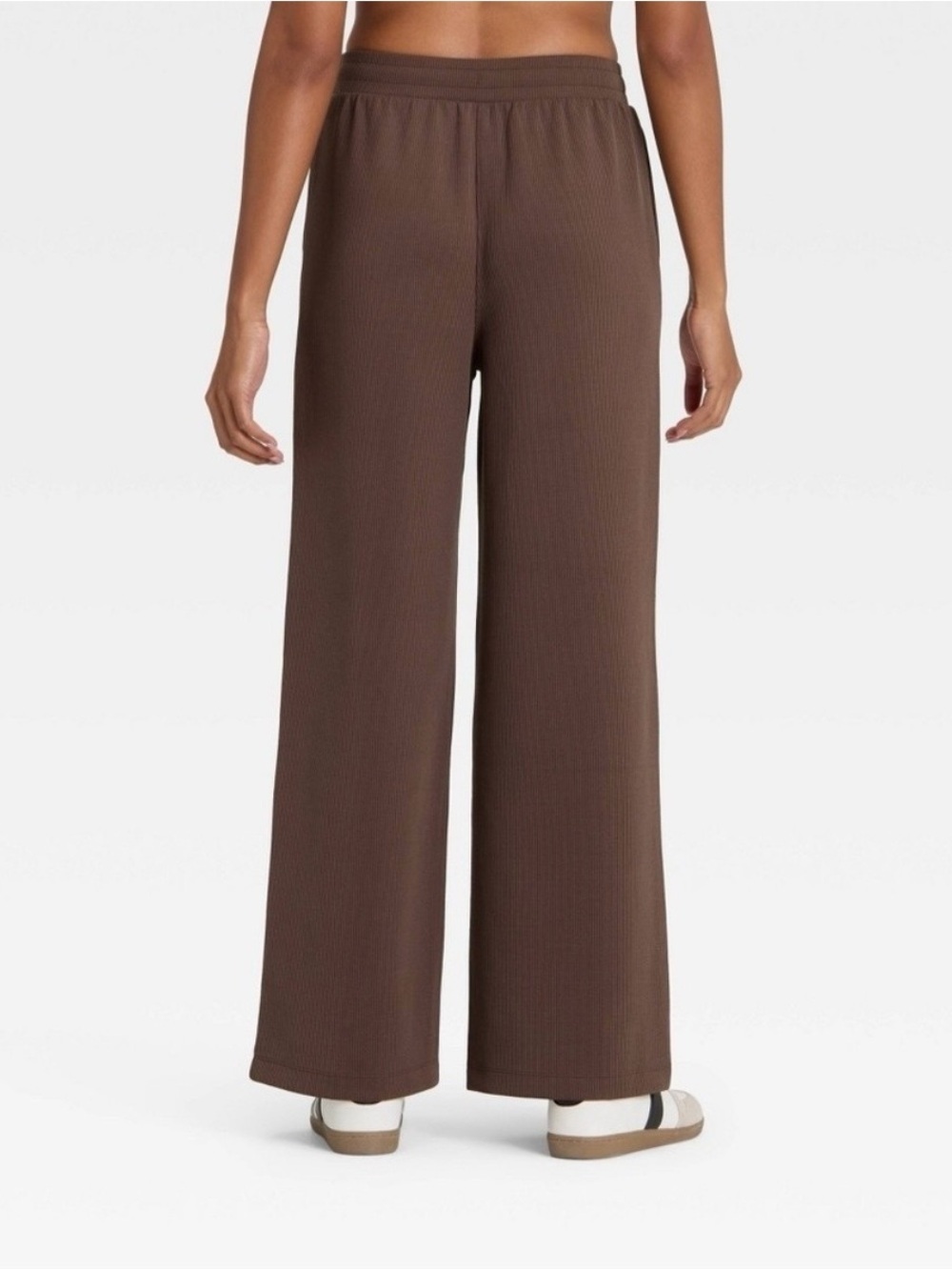All In Motion Airy Sleek Ribbed Wide Leg Sweatpants - Picture 3 of 5